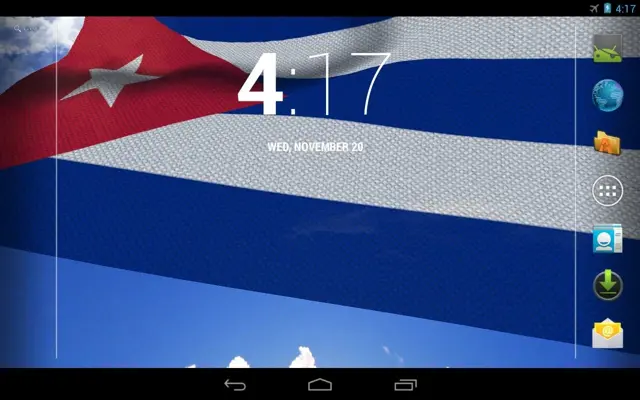 Cuba Flag android App screenshot 0