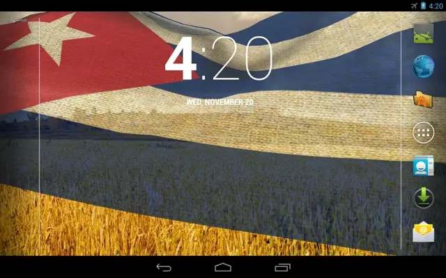 Cuba Flag android App screenshot 1