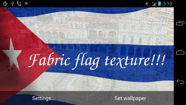 Cuba Flag android App screenshot 3